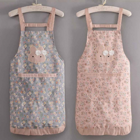 세븐몰 토끼 자수 앞치마 유치원 어린이집 단체 #2