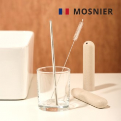 제로웨이스트 스텐빨대 세척솔 생분해케이스