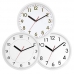 작은이미지: 310 원형 화이트 벽시계 #2