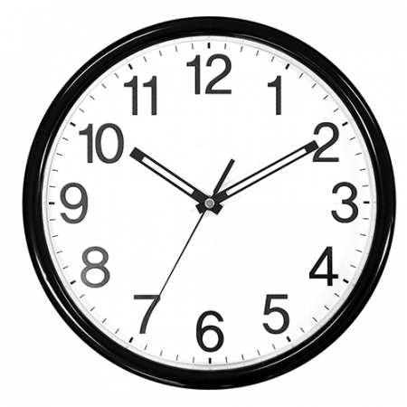 280 라운드 벽시계 (블랙) #2