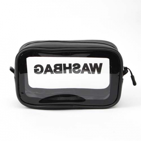 베이직 투명 사각파우치 방수 워시백 #3