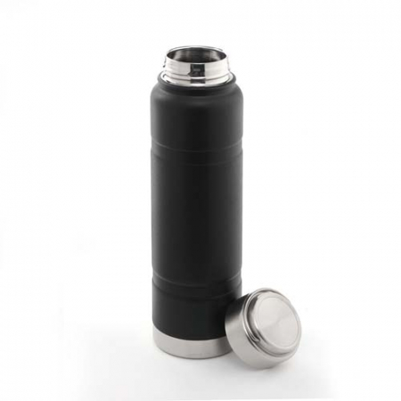 메이트 이중스텐 심플 보온병 (블랙) 나들이 스포츠물병 #3