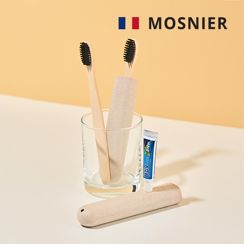 대나무 칫솔 + 치약 5g + 생분해 케이스 #2