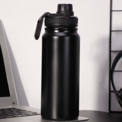 포터블 이중스텐 보온병 (550ml) 외출용 사무실물병