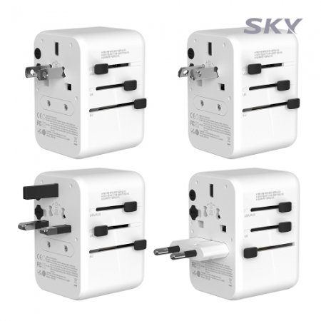 스카이 필 PD 여행용올인원 멀티 플러그 5포트 어댑터 45W #4