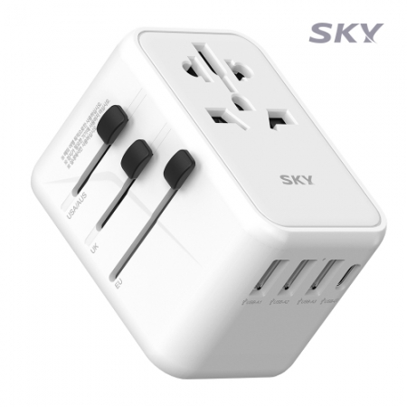 스카이 필 PD 여행용올인원 멀티 플러그 5포트 어댑터 45W #3