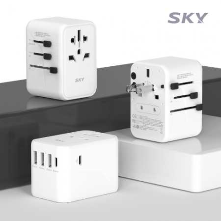 스카이 필 PD 여행용올인원 멀티 플러그 5포트 어댑터 45W #7