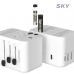작은이미지: 스카이 필 PD 여행용올인원 멀티 플러그 5포트 어댑터 45W #8