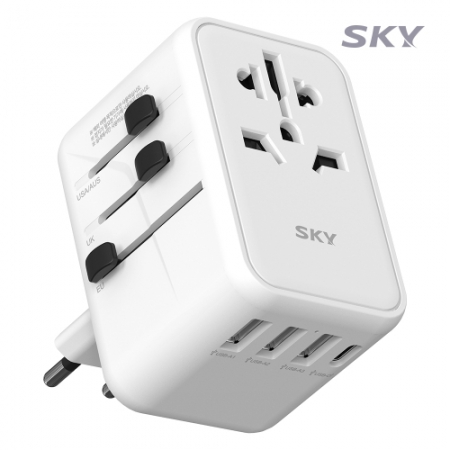 스카이 필 PD 여행용올인원 멀티 플러그 5포트 어댑터 45W #2