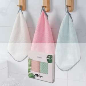 극세사 바이어스 고리 행주 2p 25cm×25cm