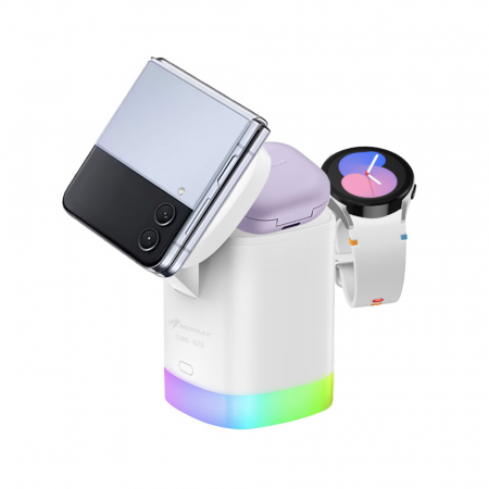 머레이 큐브 무드등 3in1 고속 무선충전 거치대 cube-10 + 맥세이프 링, 맥세이프 LED 삼성 갤럭시워치 애플워치 호환 #2