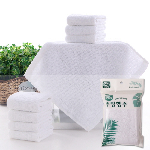 호텔 주방 손수건 면 행주 2p 27cm × 27cm #2