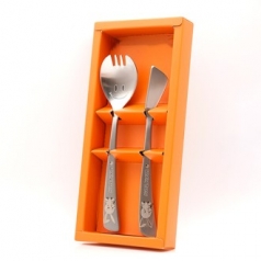 토끼 포카락 & 버터나이프 2종 케이스 세트