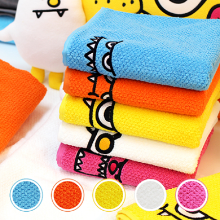 충무 타올 스위트 몬스터 곰보 (양머리) 세면타올 40x80cm #2