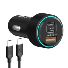 68W 3포트 차량용 충전기 차량용 고속충전기 멀티 급속 충전기