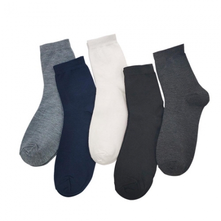 CF430 네이쳐 선물 상자 포장 남성 양말 사계절 단순 원색 양말 #2