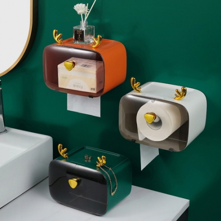 CE511 클린바스 큐티 사슴뿔 티슈 선반 화장실 티슈걸이 #2