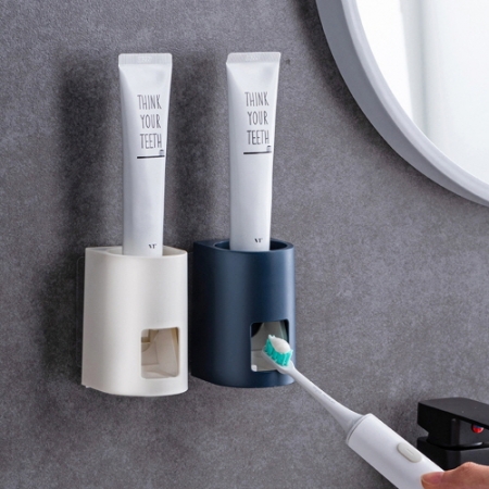 CE493 클린바스 심플 욕실 벽걸이식 펀치 치약 압출기 #2