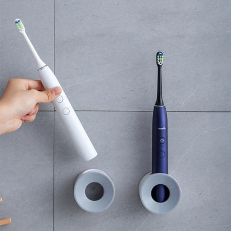 CE475 클린바스 심플 1인 가구 무 타공 전동 칫솔 수납함 #2