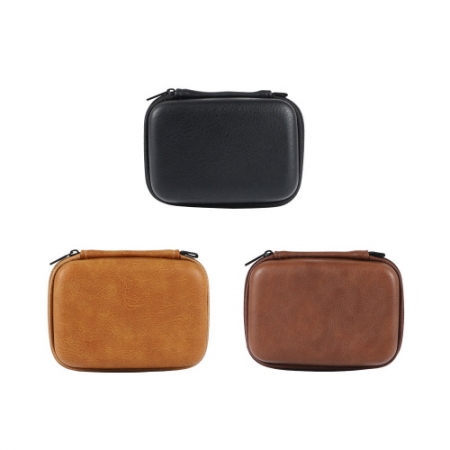 CE286 에코라이프 가죽 이어폰 충전기 액세서리 보관 하드 파우치 #2