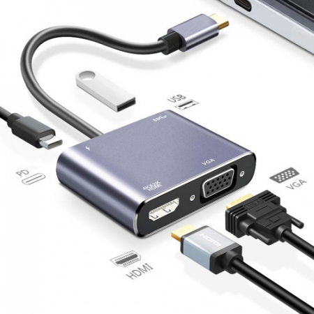 CF599 모던오피스 스마트 4구 USB 허브 #2