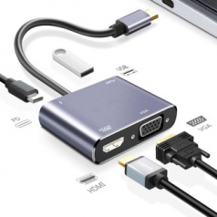 CF599 모던오피스 스마트 4구 USB 허브