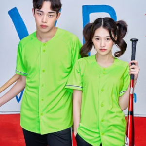 야구티 행사용 단체티 형광그린 // 전사 인쇄