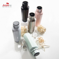 액센 온도표시 LED 옥타곤 텀블러 740ml