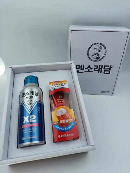 멘소래담 딥앤쿨 스프레이 & 마사지 롤온 로션 2종 세트 #2