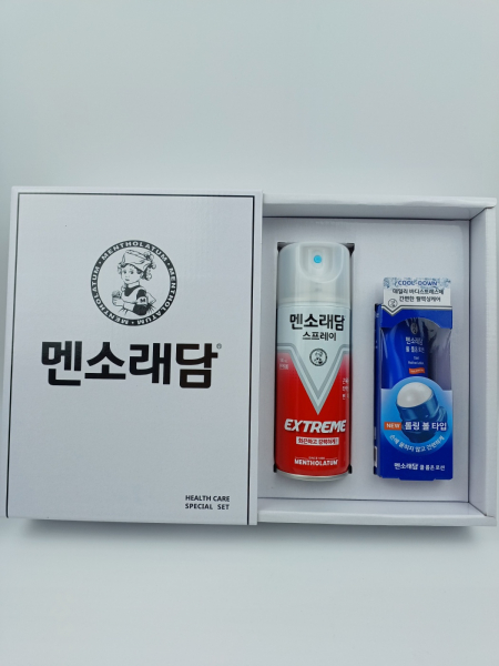 멘소래담 핫 스프레이 & 쿨 롤온 로션 2종 세트 #2