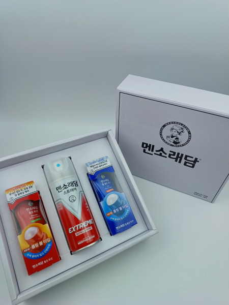 멘소래담 핫 스프레이 & 쿨 롤온 & 마사지 롤온 3종 세트 #2
