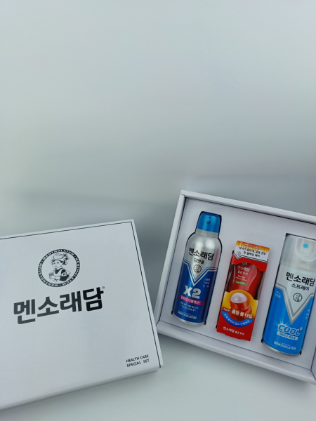 멘소래담 쿨 스프레이 & 딥앤쿨 & 마사지 롤온 3종 세트 #2
