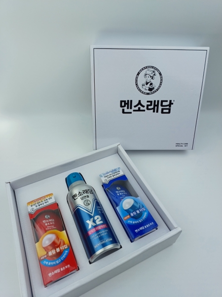 멘소래담 딥앤쿨 스프레이 & 쿨 롤온 로션 & 마사지 롤온 로션 3종 세트 #2