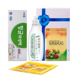 참그린식물 항균위생백 수세미 행주 4종