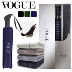 보그 3단 자동 이너라안 우산 + 백화점 타올 (140g) 세트