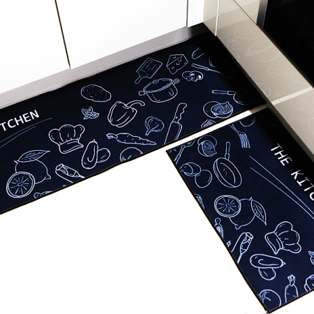 북유럽 감성 주방발매트 욕실매트 현관매트 발판매트 (대1 +소1) #2