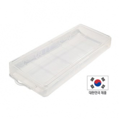 투명 사각필통 (국산)