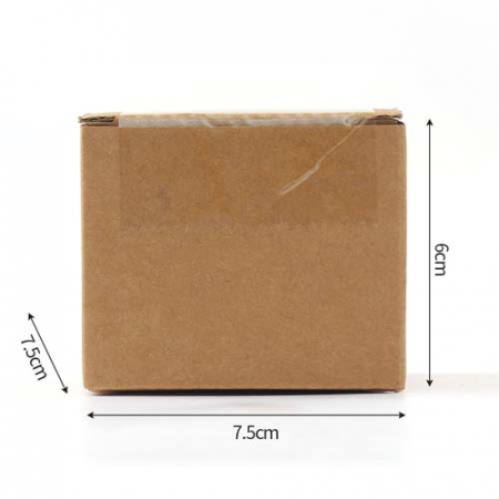 이중 내열 유리 찻잔 +심플 우드받침대 (50ml) #4