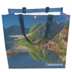 박스형 타포린가방(小)ㅡ풀컬러 인쇄 주문 제작