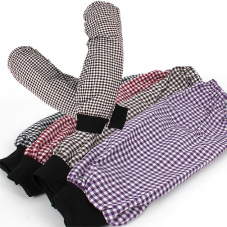 체크무늬 작업토시 #2