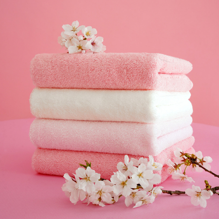 클라우망 데일리 플라워 40수 코마사 타올 150g #2