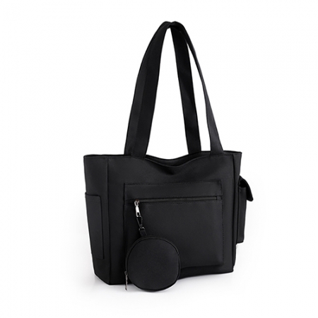 룩앳걸 데일리 캔버스 미니파우치 숄더 에코백 3 color #4