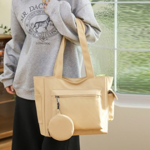 룩앳걸 데일리 캔버스 미니파우치 숄더 에코백 3 color