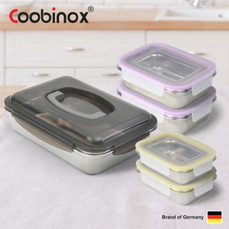 쿠비녹스 프레시업 스텐팩 밀폐용기 5호, 4 #2