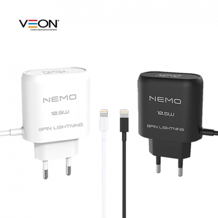 베온 네모 8핀 일체형 가정용 충전기 2.1A #3