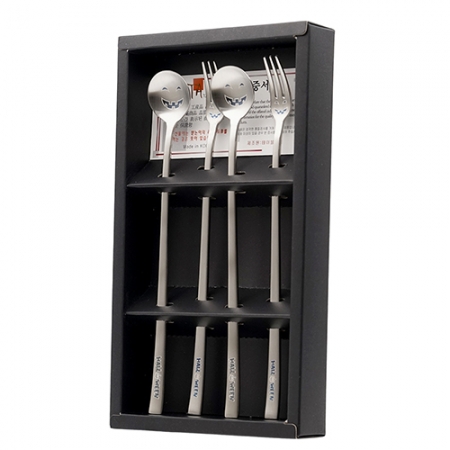 핼러윈 롱 티스푼 티포크 4P 세트 #2