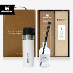 레스쁘리 고급 우유병 디퓨저 세트 RR (디퓨저 BASIC 150ml + 스탠리 고진공 슬림 보틀 473ml)