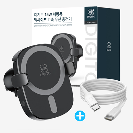 디지토 15W 차량용 맥세이프 고속 무선 충전거치대 #4