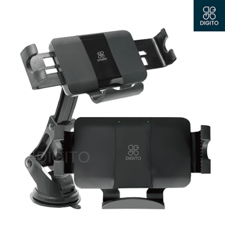 디지토 차량용 15W 고속 무선 와이드 충전거치대 #2