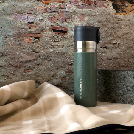 레스쁘리 고급 텀블러 세트 GGG (무릎담요 + 스탠리 고진공 슬림 보틀 473ml) #3